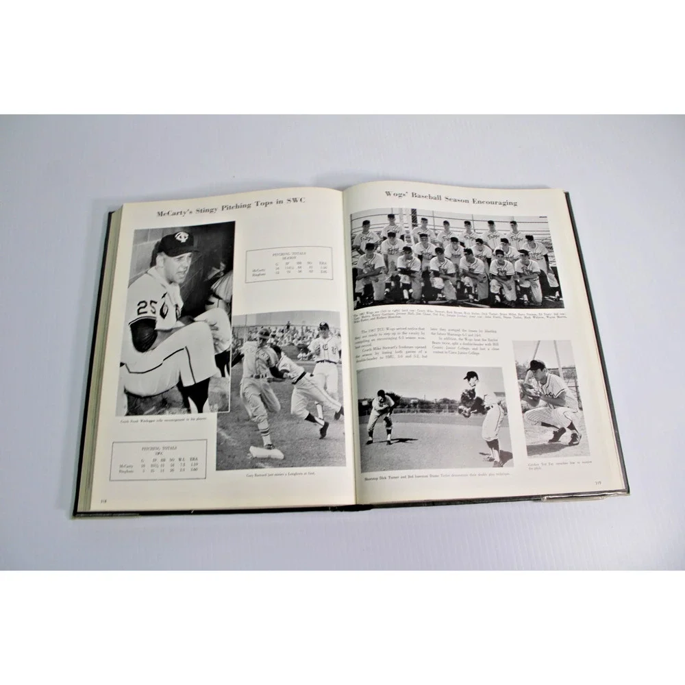 Vintage 1967 Texas Christian University Yearbook Fort Worth The Horned Frog TCU